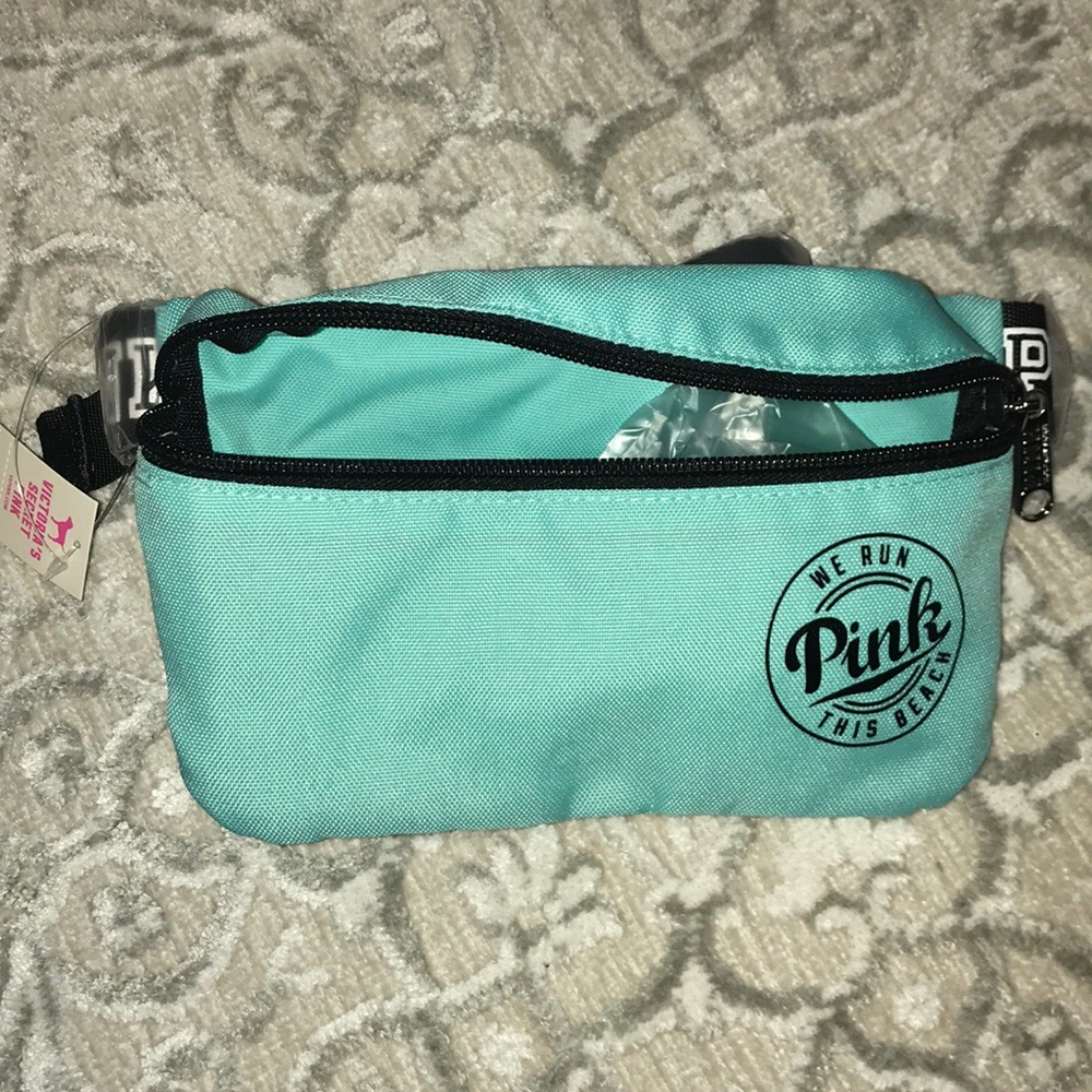 “We Run This Beach” Pink Fanny Pack